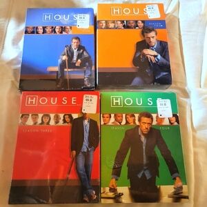 House M.D. DVDs Seasons 1-4 **SEALED**